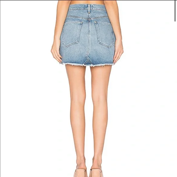 AGOLDE Quinn High Rise Mini Skirt in Devotee 31 - Picture 4 of 12